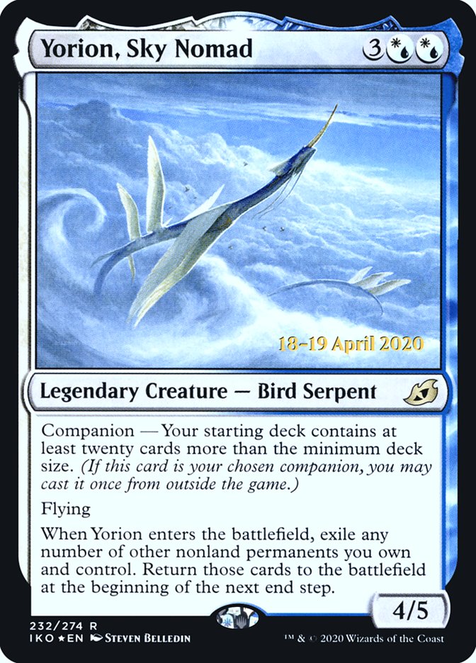 Yorion, Sky Nomad [Ikoria: Lair of Behemoths Prerelease Promos] | Rock City Comics