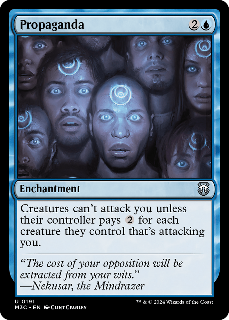 Propaganda (Ripple Foil) [Modern Horizons 3 Commander] | Rock City Comics