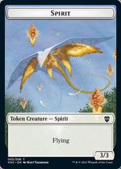 Spirit (003) // Thopter Double-Sided Token [Innistrad: Crimson Vow Commander Tokens] | Rock City Comics
