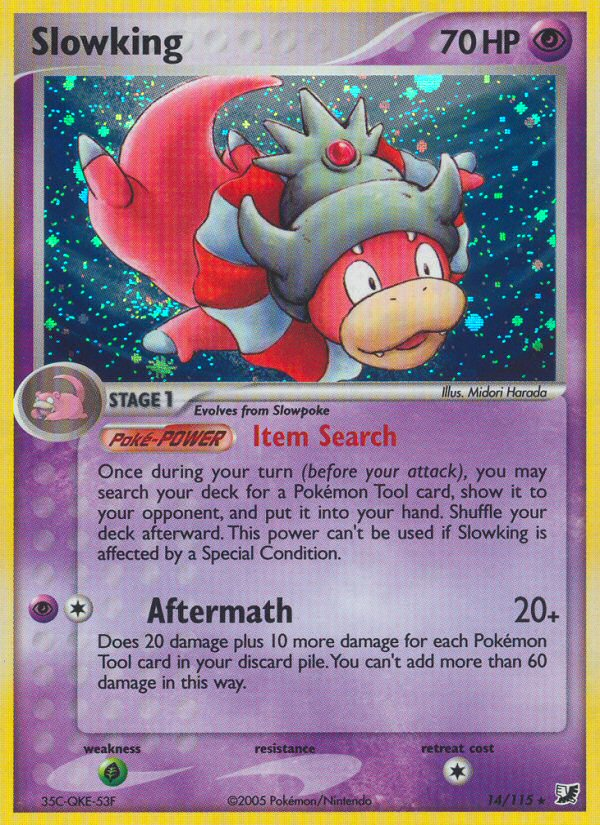 Slowking (14/115) [EX: Unseen Forces] | Rock City Comics