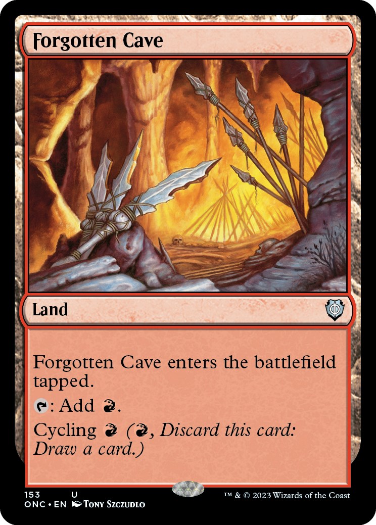 Forgotten Cave [Phyrexia: All Will Be One Commander] | Rock City Comics