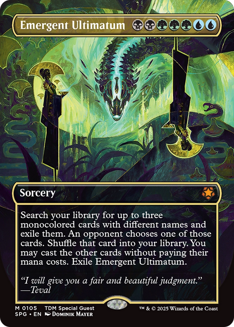 Emergent Ultimatum (Borderless) [Tarkir: Dragonstorm Special Guests] | Rock City Comics