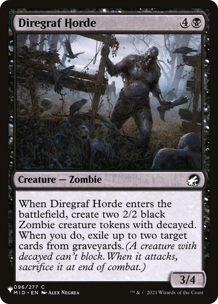 Diregraf Horde [The List Reprints] | Rock City Comics