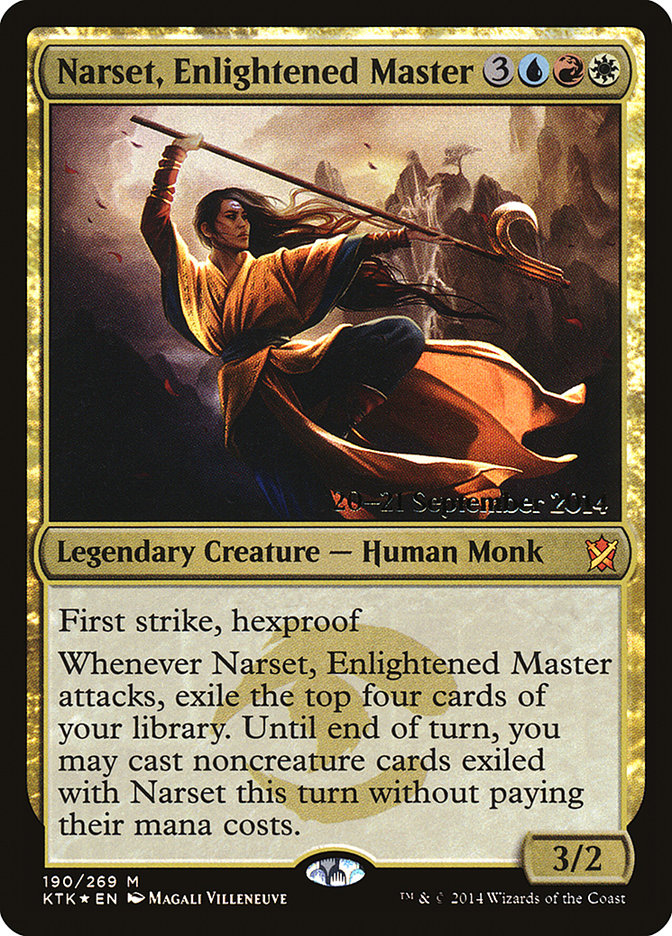 Narset, Enlightened Master [Khans of Tarkir Prerelease Promos] | Rock City Comics