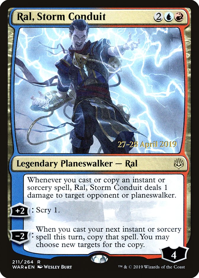 Ral, Storm Conduit [War of the Spark Prerelease Promos] | Rock City Comics