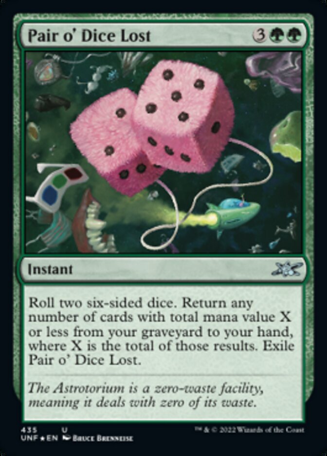 Pair o' Dice Lost (Galaxy Foil) [Unfinity] | Rock City Comics