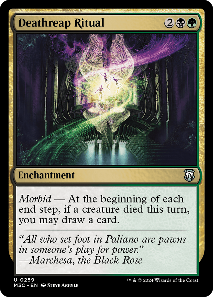 Deathreap Ritual (Ripple Foil) [Modern Horizons 3 Commander] | Rock City Comics