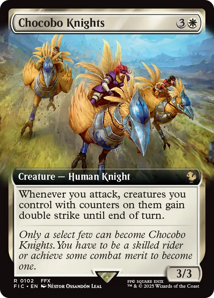 Chocobo Knights (Extended Art) [FINAL FANTASY Commander] | Rock City Comics