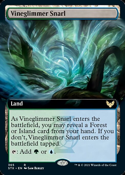 Vineglimmer Snarl (Extended Art) [Strixhaven: School of Mages] | Rock City Comics