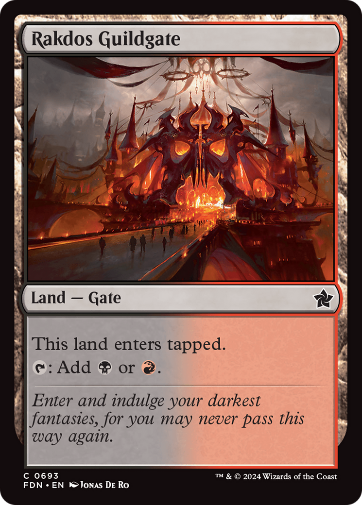 Rakdos Guildgate [Foundations] | Rock City Comics