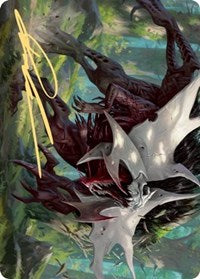 Vorinclex, Monstrous Raider 1 Art Card (Gold-Stamped Signature) [Kaldheim Art Series] | Rock City Comics