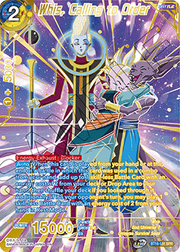 Whis, Calling to Order (SPR) (BT16-131) [Realm of the Gods] | Rock City Comics