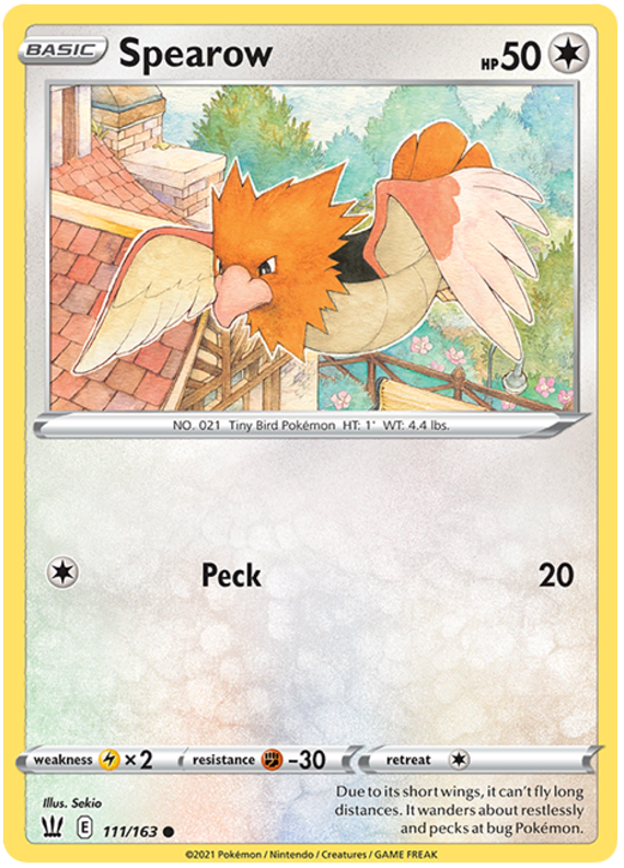 Spearow (111/163) [Sword & Shield: Battle Styles] | Rock City Comics