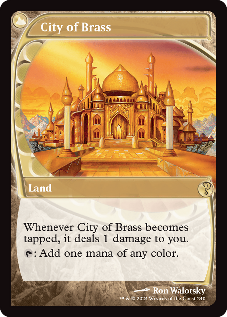 City of Brass (Future Sight) [Mystery Booster 2] | Rock City Comics