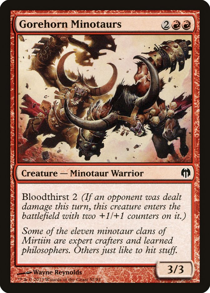 Gorehorn Minotaurs [Duel Decks: Heroes vs. Monsters] | Rock City Comics