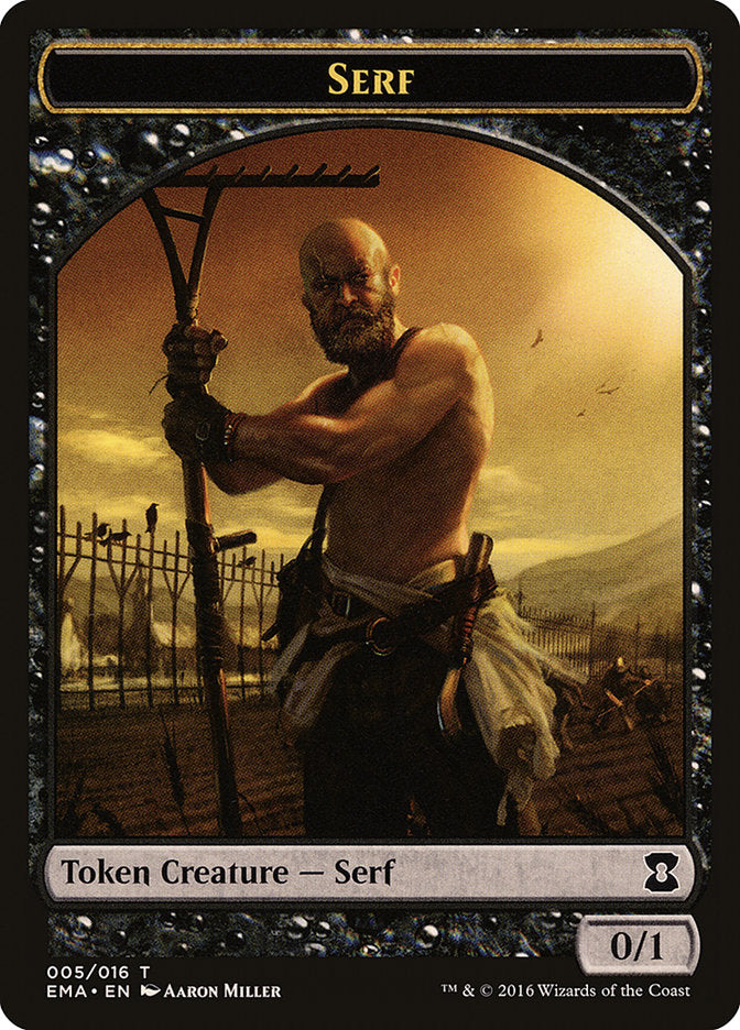 Serf Token [Eternal Masters Tokens] | Rock City Comics
