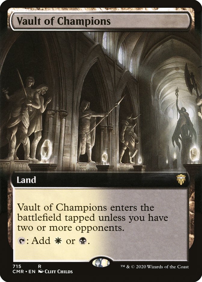 Vault of Champions (Extended Art) [Commander Legends] | Rock City Comics