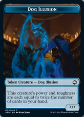 Dog Illusion // Guenhwyvar Double-Sided Token [Dungeons & Dragons: Adventures in the Forgotten Realms Tokens] | Rock City Comics