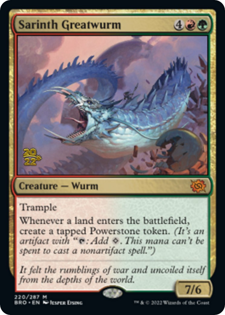 Sarinth Greatwurm [The Brothers' War Prerelease Promos] | Rock City Comics