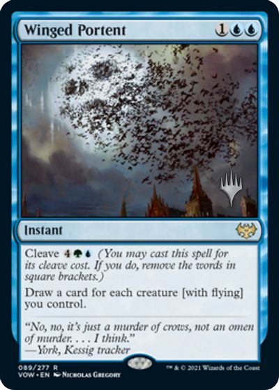 Winged Portent (Promo Pack) [Innistrad: Crimson Vow Promos] | Rock City Comics