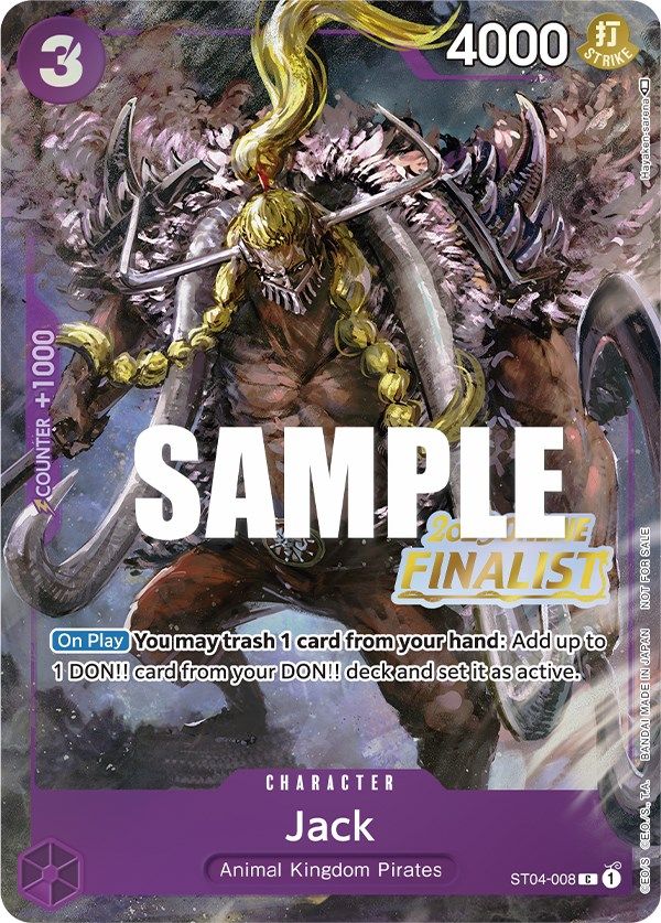 Jack (Online Regional 2023) [Finalist] [One Piece Promotion Cards] | Rock City Comics