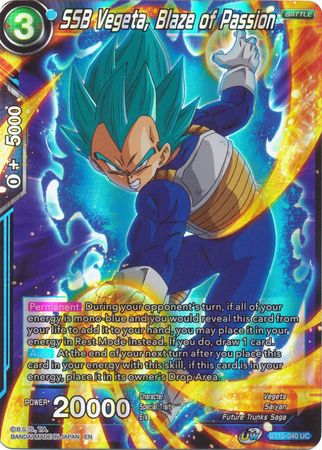 SSB Vegeta, Blaze of Passion (BT10-040) [Rise of the Unison Warrior 2nd Edition] | Rock City Comics