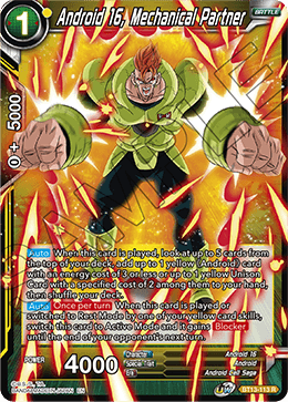 Android 16, Mechanical Partner (Rare) (BT13-113) [Supreme Rivalry] | Rock City Comics