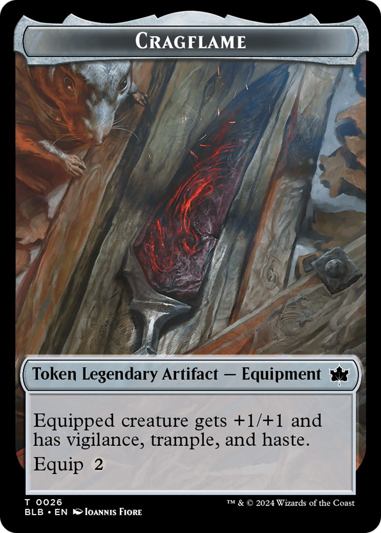 Cragflame Token [Bloomburrow Tokens] | Rock City Comics