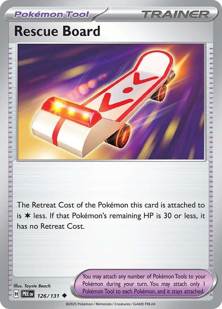 Rescue Board (126/131) [Scarlet & Violet: Prismatic Evolutions] | Rock City Comics