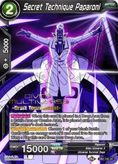 Secret Technique Paparoni (Divine Multiverse Draft Tournament) (DB2-140) [Tournament Promotion Cards] | Rock City Comics