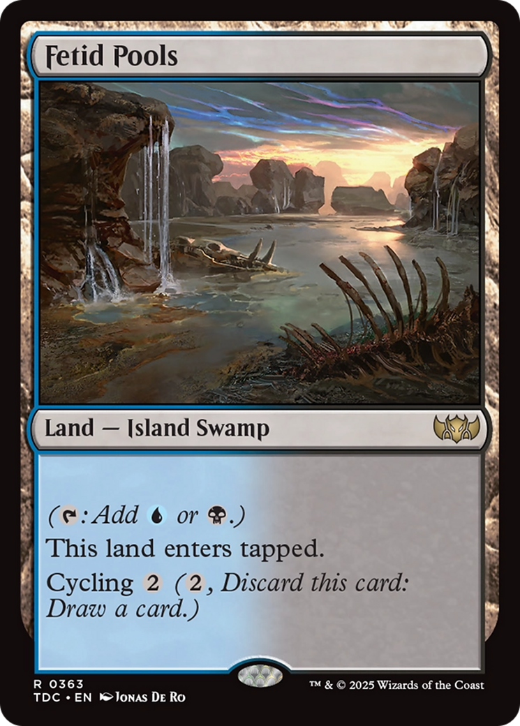 Fetid Pools [Tarkir: Dragonstorm Commander] | Rock City Comics