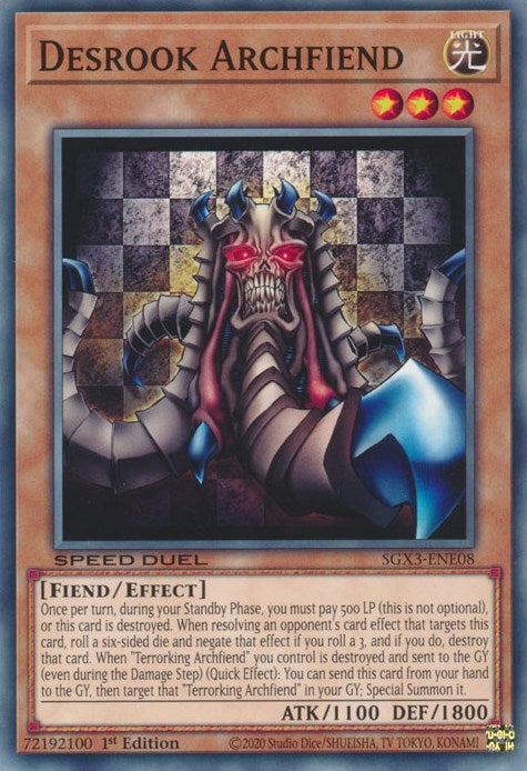Desrook Archfiend [SGX3-ENE08] Common | Rock City Comics