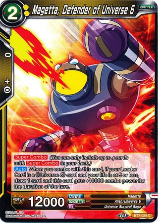Magetta, Defender of Universe 6 (BT7-089) [Assault of the Saiyans] | Rock City Comics