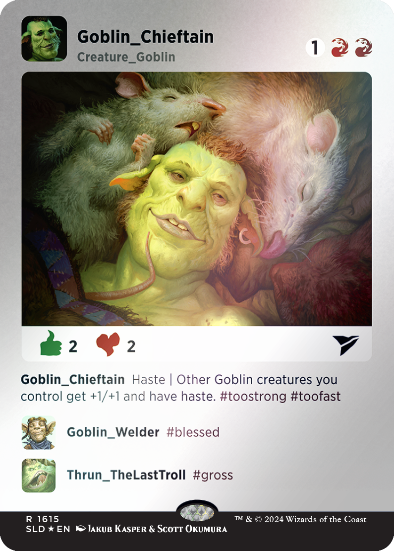 Goblin Chieftain (Rainbow Foil) [Secret Lair Drop Series] | Rock City Comics