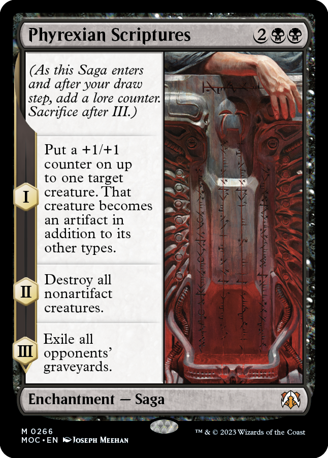 Phyrexian Scriptures [March of the Machine Commander] | Rock City Comics