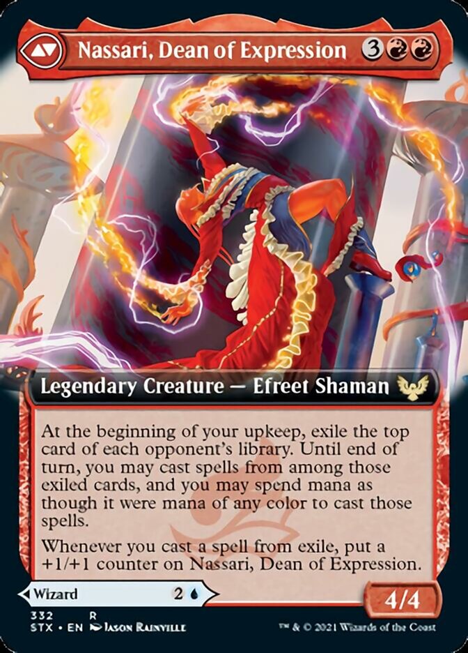 Uvilda, Dean of Perfection // Nassari, Dean of Expression (Extended Art) [Strixhaven: School of Mages] | Rock City Comics