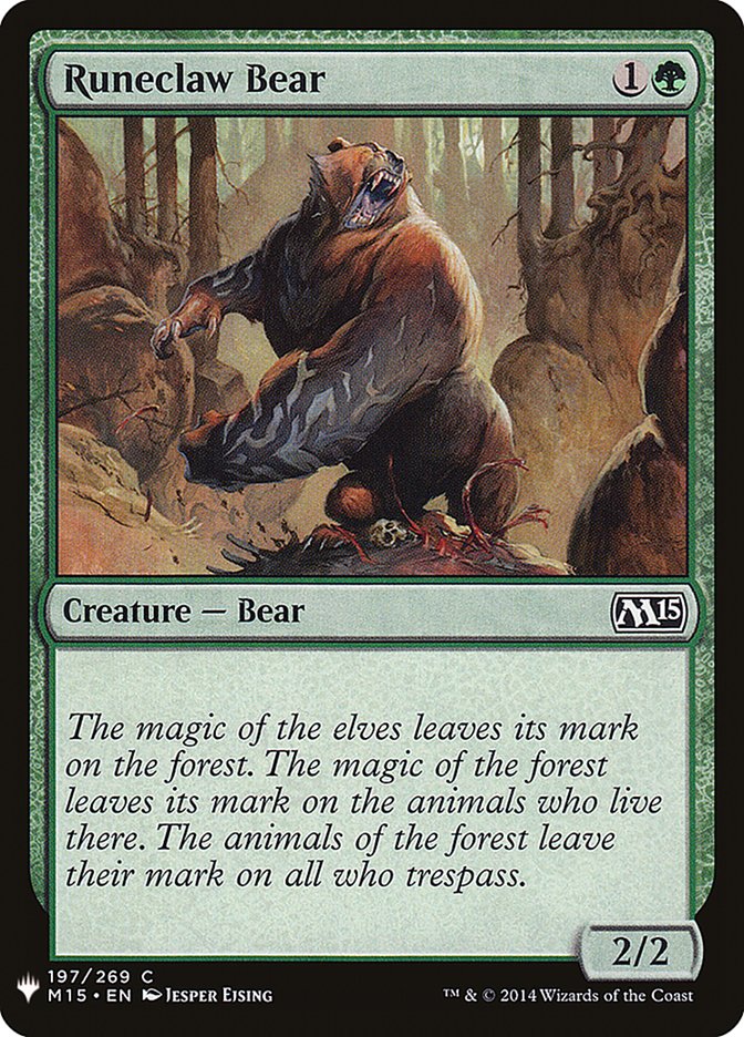 Runeclaw Bear [Mystery Booster] | Rock City Comics