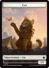 Cat (0001) // Cat (0002) Doubled-Sided Token [Foundations Tokens] | Rock City Comics