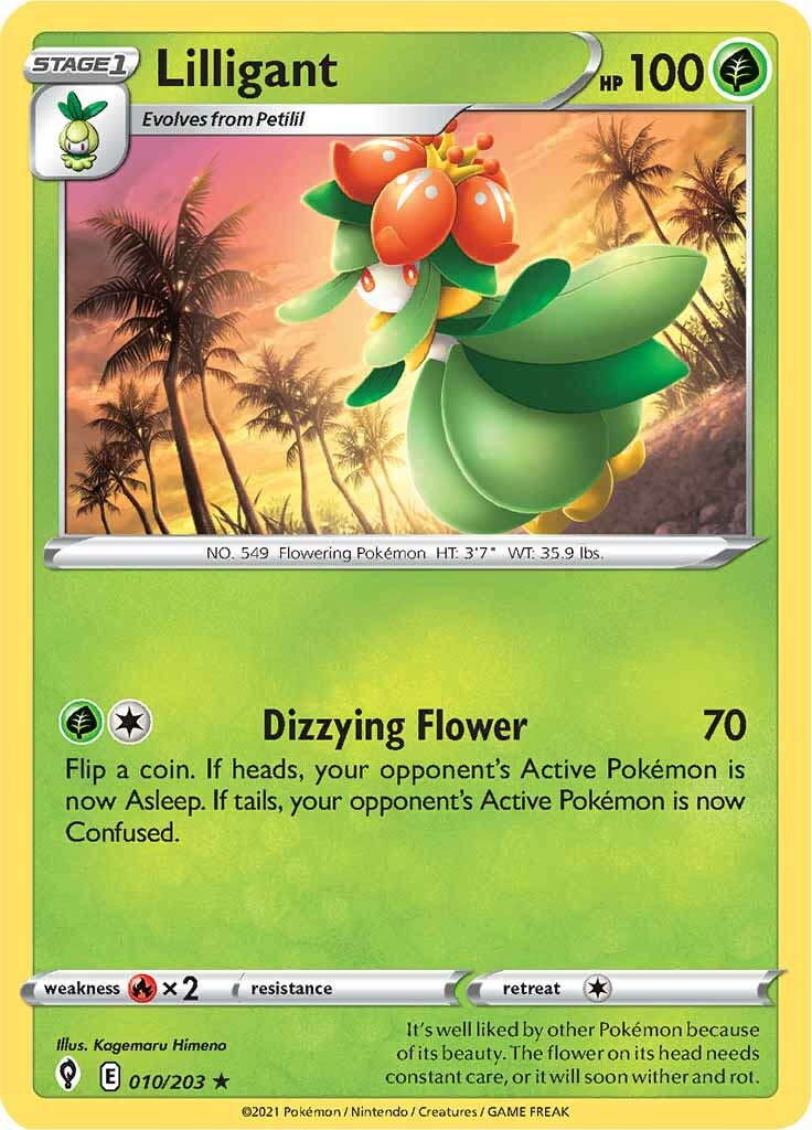 Lilligant (010/203) [Sword & Shield: Evolving Skies] | Rock City Comics