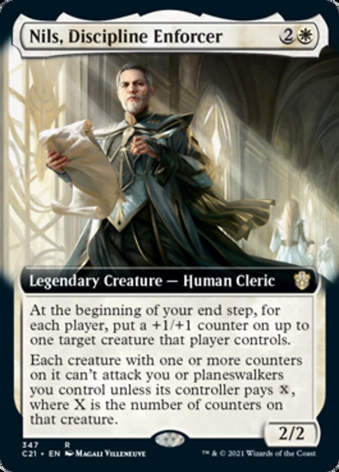 Nils, Discipline Enforcer (Extended Art) [Commander 2021] | Rock City Comics