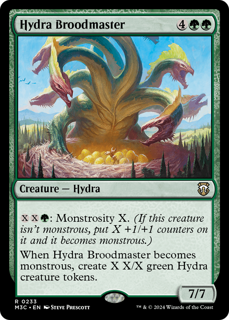 Hydra Broodmaster (Ripple Foil) [Modern Horizons 3 Commander] | Rock City Comics