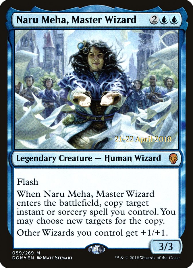 Naru Meha, Master Wizard [Dominaria Prerelease Promos] | Rock City Comics