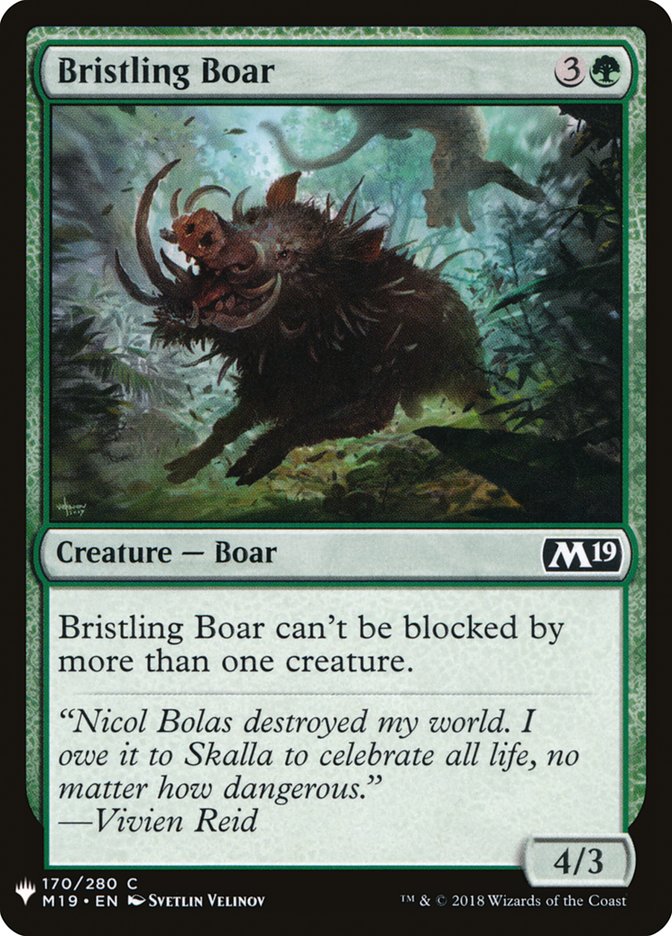 Bristling Boar [Mystery Booster] | Rock City Comics