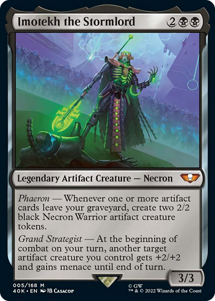 Imotekh the Stormlord (Surge Foil) [Warhammer 40,000] | Rock City Comics