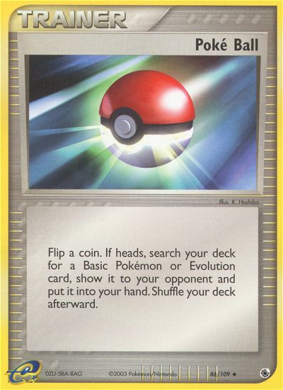 Poke Ball (86/109) [EX: Ruby & Sapphire] | Rock City Comics