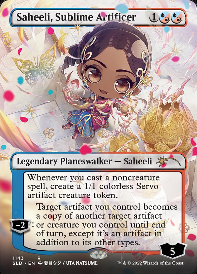 Saheeli, Sublime Artificer (Borderless) [Secret Lair Drop Series] | Rock City Comics