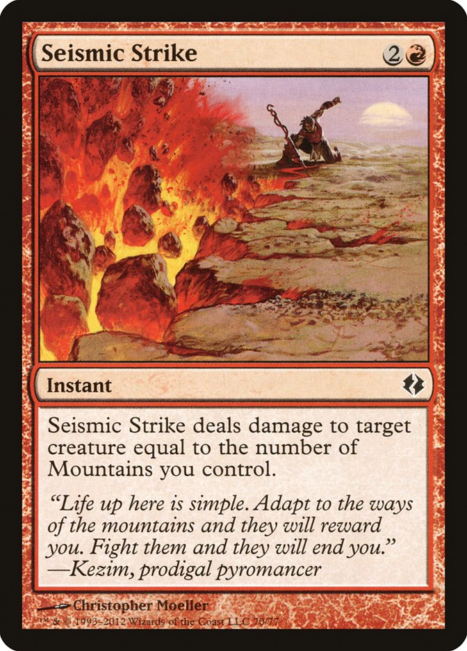 Seismic Strike [Duel Decks: Venser vs. Koth] | Rock City Comics