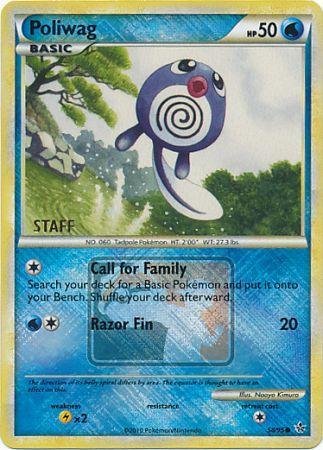 Poliwag (58/95) (League Promo Staff) [HeartGold & SoulSilver: Unleashed] | Rock City Comics