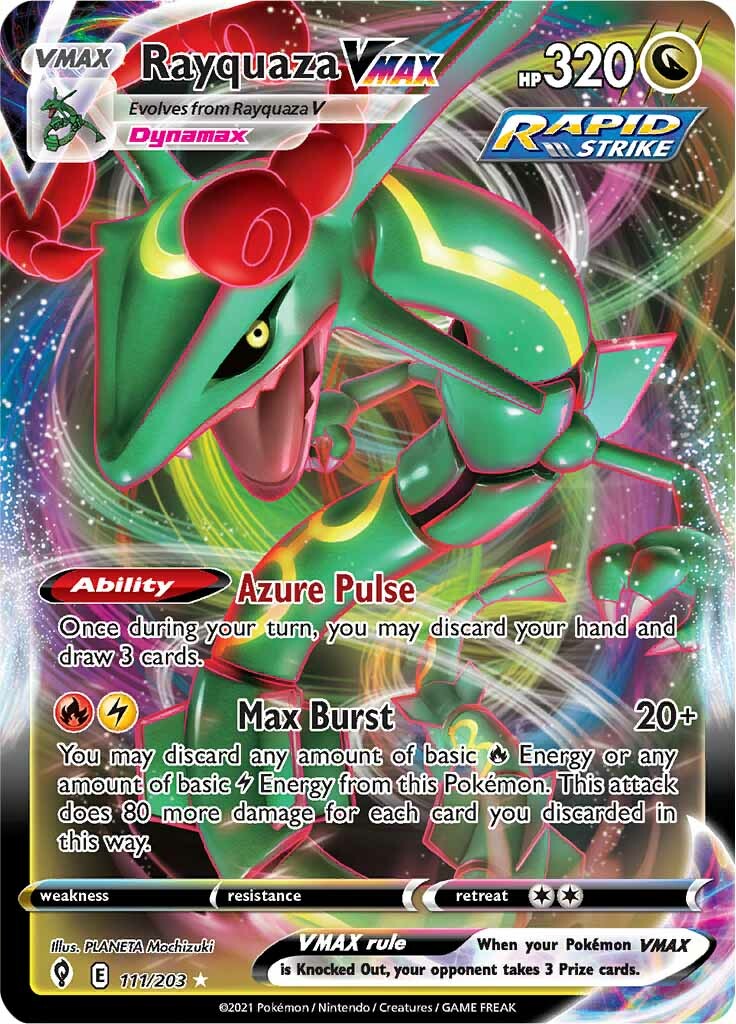 Rayquaza VMAX (111/203) [Sword & Shield: Evolving Skies] | Rock City Comics