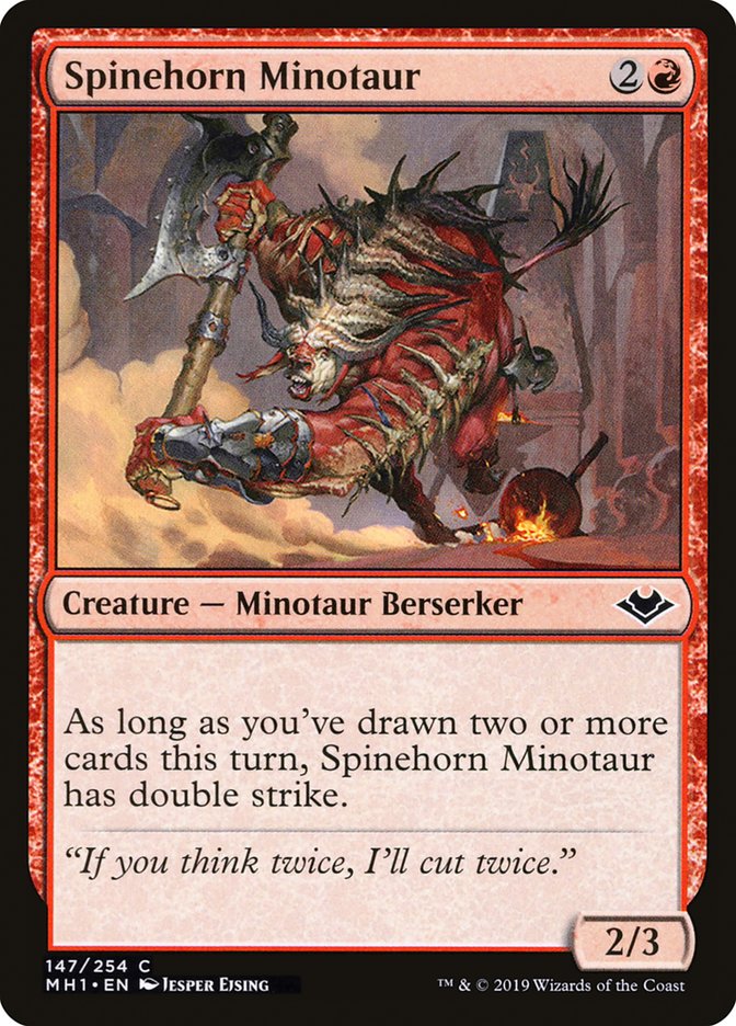 Spinehorn Minotaur [Modern Horizons] | Rock City Comics